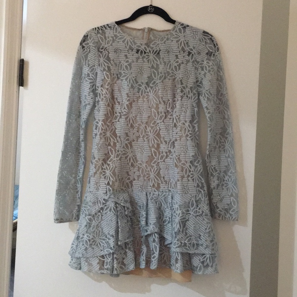 BCBG Max Azeris blue mini dress
